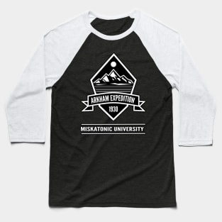 HP Lovecraft theme Arctic mountaineering - horror Baseball T-Shirt